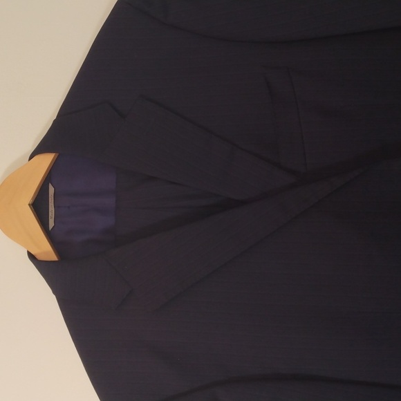 Canali Navy Wool Suit 46R US = 56R EU (Made in Italy) - Picture 6 of 15